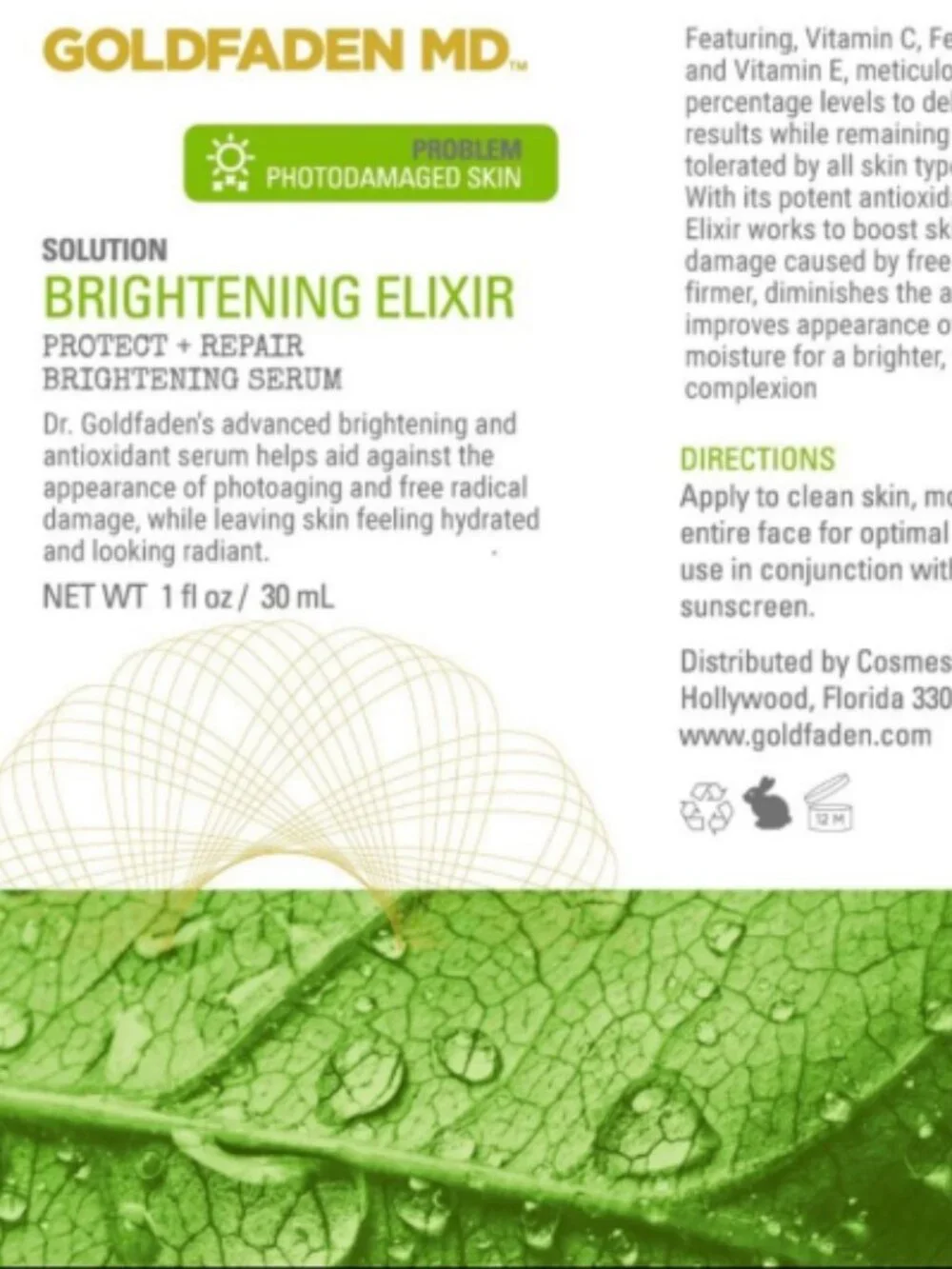 Goldfaden Md advanced brightening